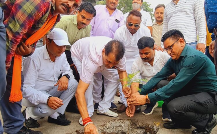  नगर निगम द्वारा 10 दिन, सात हजार पौधारोपण लगाओ अभियान का शुभारंभ क्षेत्रीय विधायक डॉ प्रेमचंद अग्रवाल ने किया