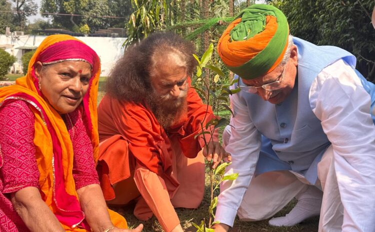  स्वामी चिदानन्द सरस्वती और कानून व न्याय मंत्री भारत सरकार, श्री अर्जुन राम मेघवाल से हुई दिव्य भेंटवार्ता